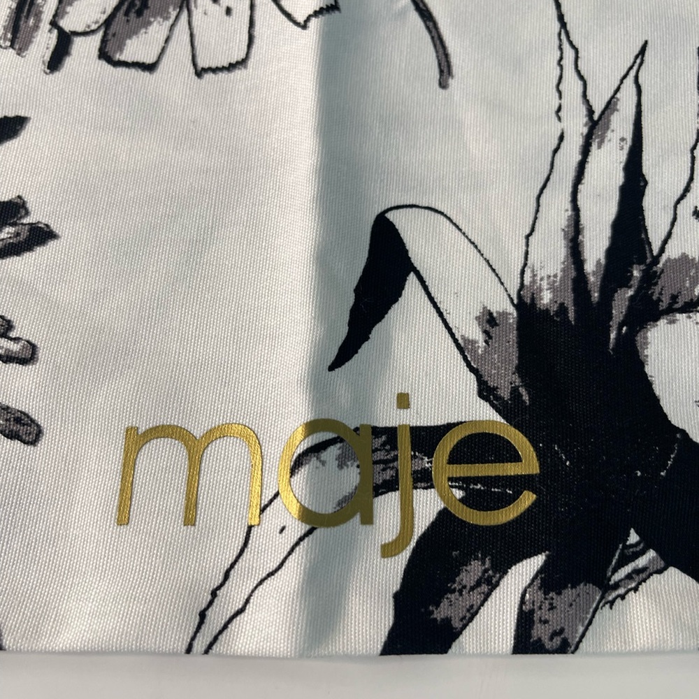 New Maje Cotton Tote Bag - Picture 2 of 5